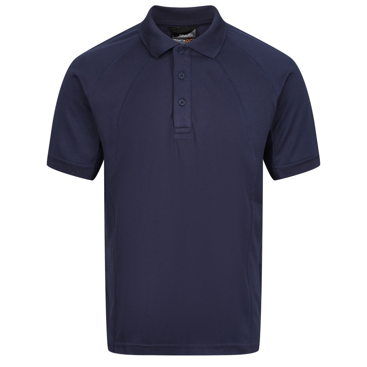 Regatta Mens Breathable Polo T Shirt Cool Dry Sports Wicking Quick Dry Coolweave Navy