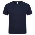 Regatta Mens Breathable Wicking T Shirt Cool Dry Running Performance for Sports/Gym Navy