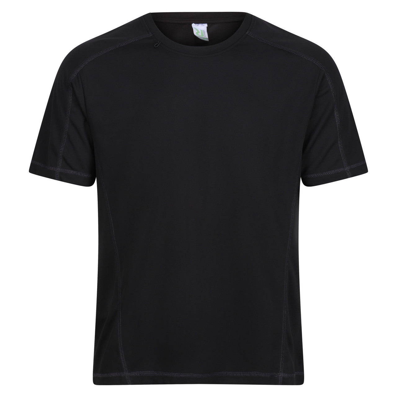 Regatta Mens Breathable Wicking T Shirt Cool Dry Running Performance for Sports/Gym Black
