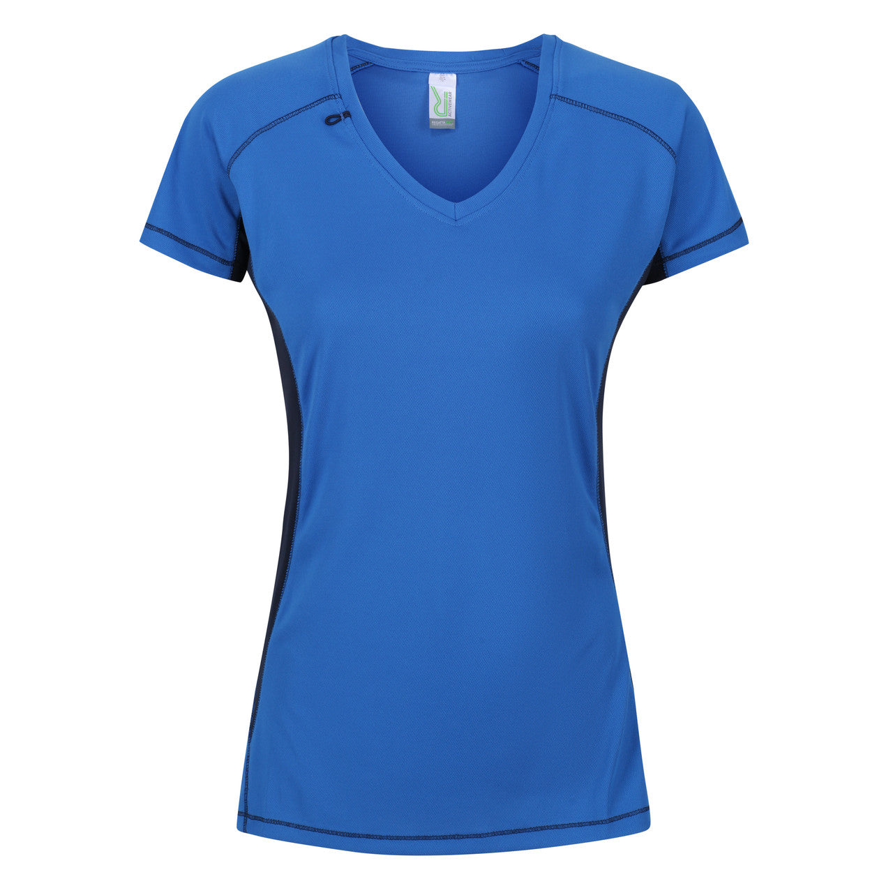 Regatta Women Breathable Wicking T Shirt Cool Dry Running Performance for Sports/Gym Oxford Blue/Navy