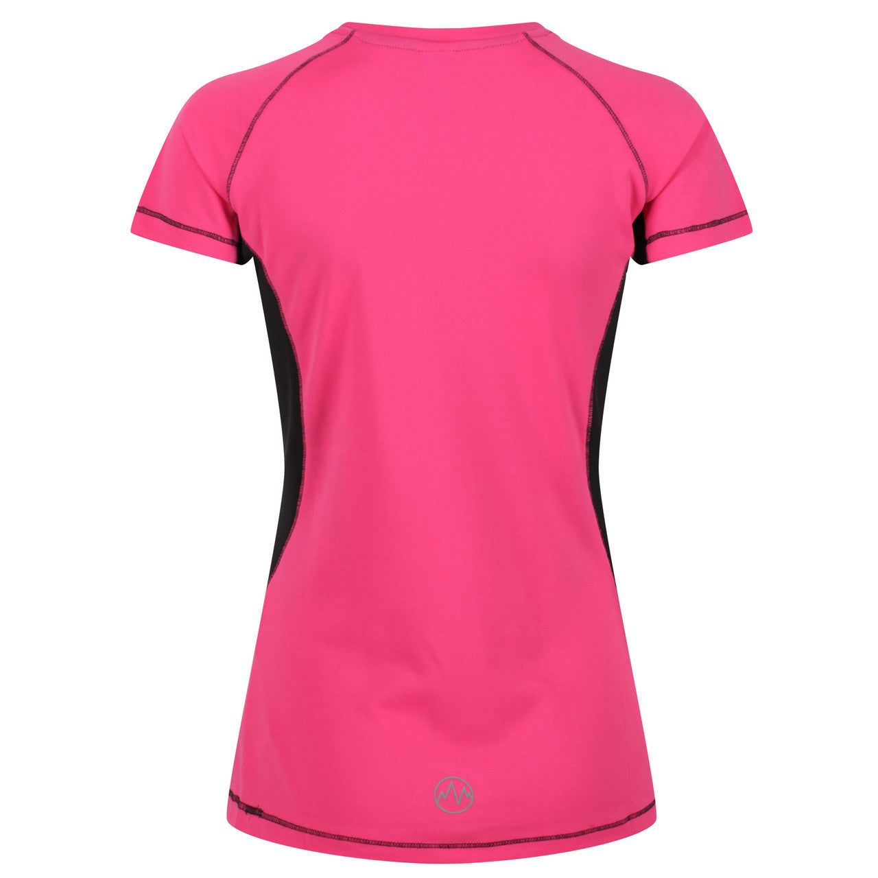 Regatta Women Breathable Wicking T Shirt Cool Dry Running Performance for Sports/Gym Hot Pink/Black