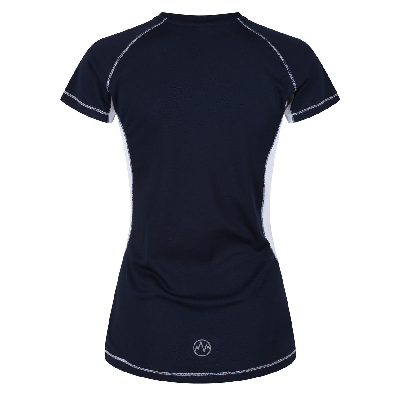 Regatta Women Breathable Wicking T Shirt Cool Dry Running Performance for Sports/Gym Navy/White