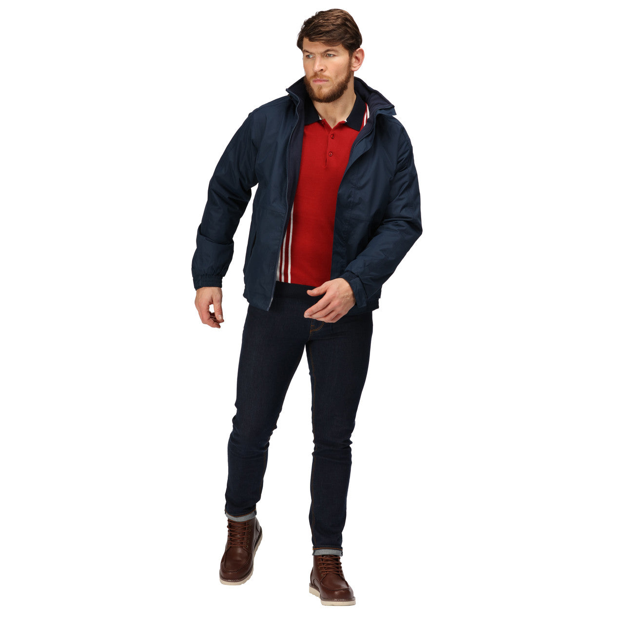 Regatta Dover Men's Fleece Lined Waterproof Bomber Jacket Navy/Navy