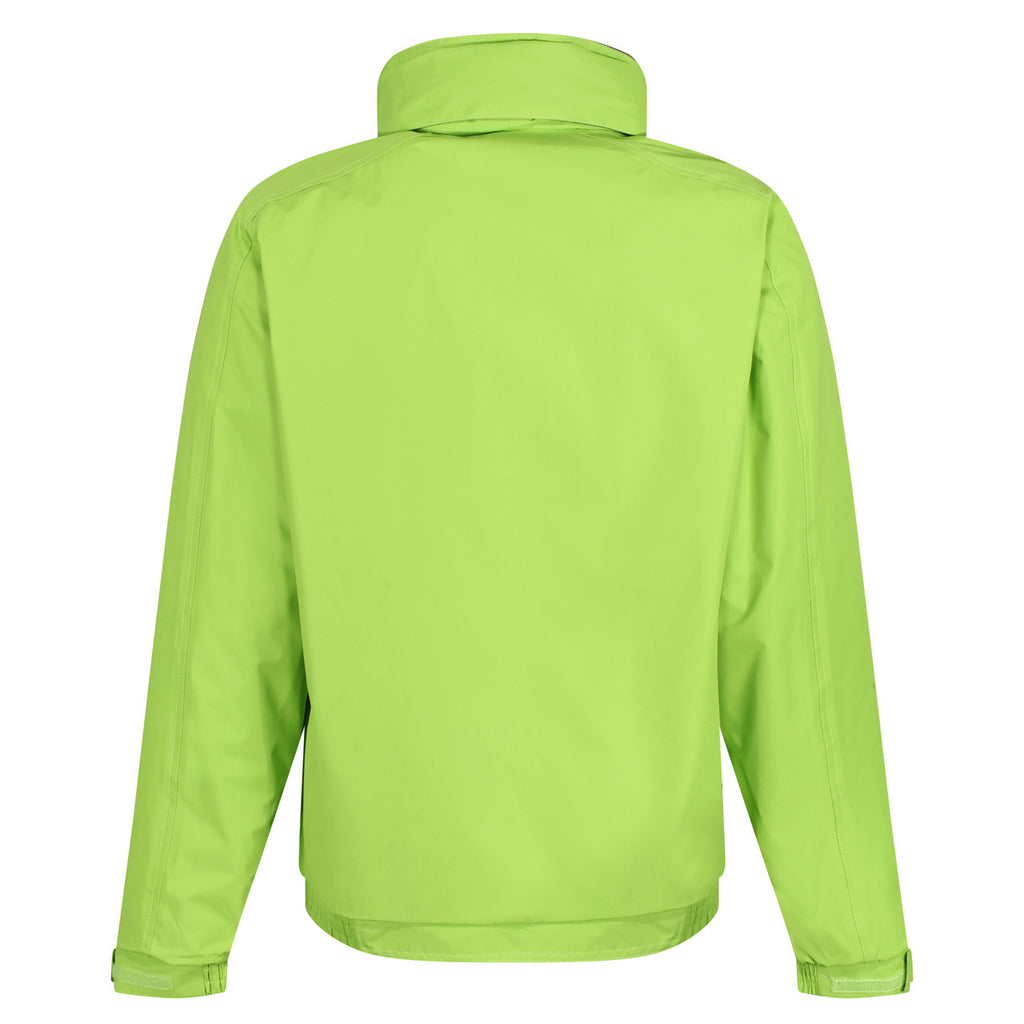 Regatta Dover Men's Fleece Lined Waterproof Bomber Jacket Key Lime/Seal Grey