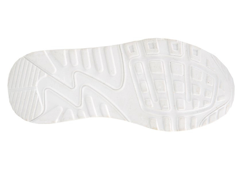 DEK Kids Casual Strap Up School Air Trainers White