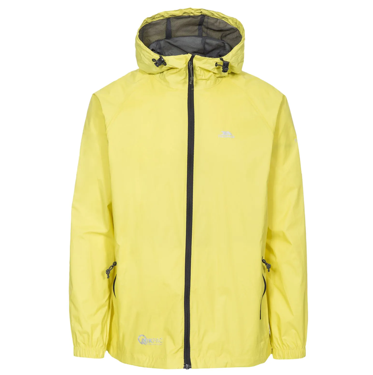 Trespass Unisex Qikpak Packable Waterproof Jacket Yellow