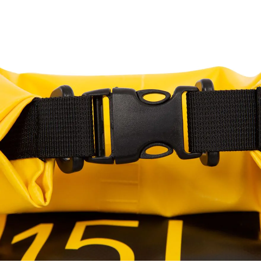 Trespass Waterproof Roll Top Dry bag 15L Sunrise Yellow