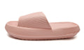 Womens Pillow Cloud Sliders Non-Slip Textured Pink