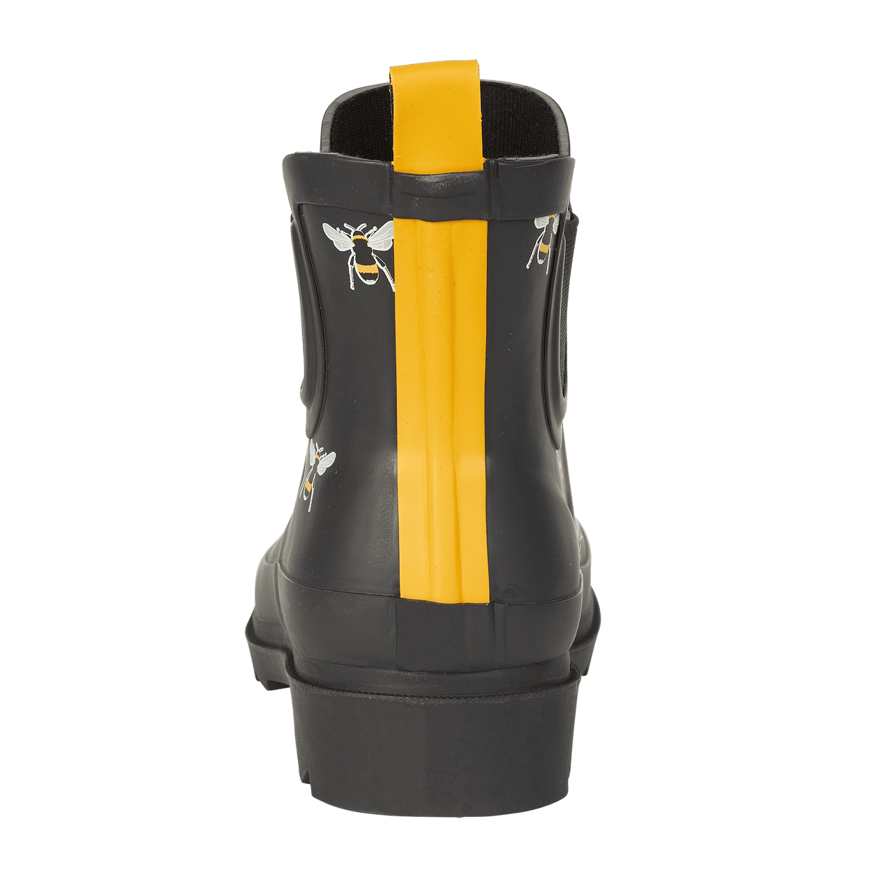 Urban Jacks Womens Wellibobs Ladies Wellingtons Festival Garden Waterproof Size Bee Black