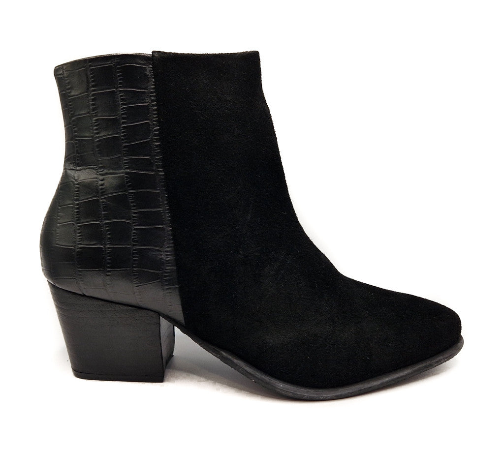 Womens Ankle Zip Up Real Leather Wide Fit Boots Heel Ladies Chelsea Shoes Size