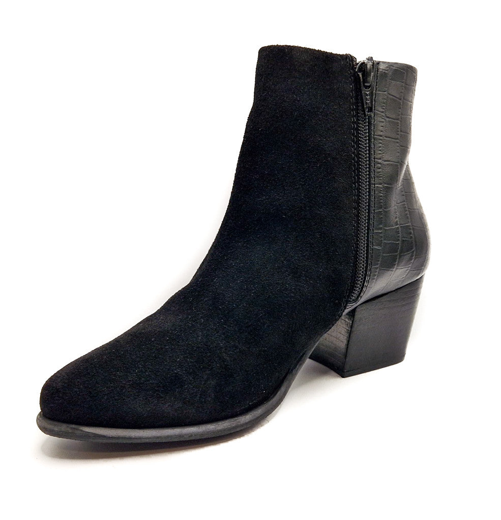 Womens Ankle Zip Up Real Leather Wide Fit Boots Heel Ladies Chelsea Shoes Size