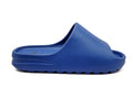 Womens Pillow Cloud Sliders Non-Slip Ribbed Bottom Cobalt