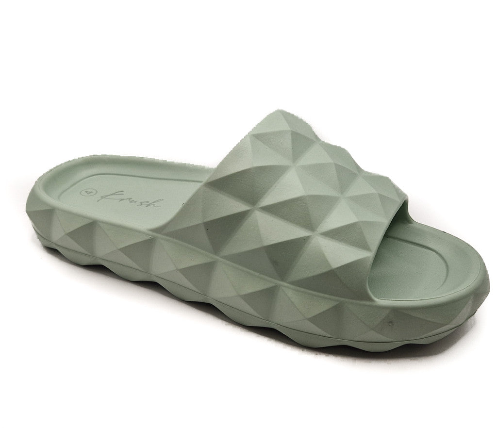 Womens Cloud Sliders Non-Slip Shower Slides Pillow Sandals Pool Flip Flop Size