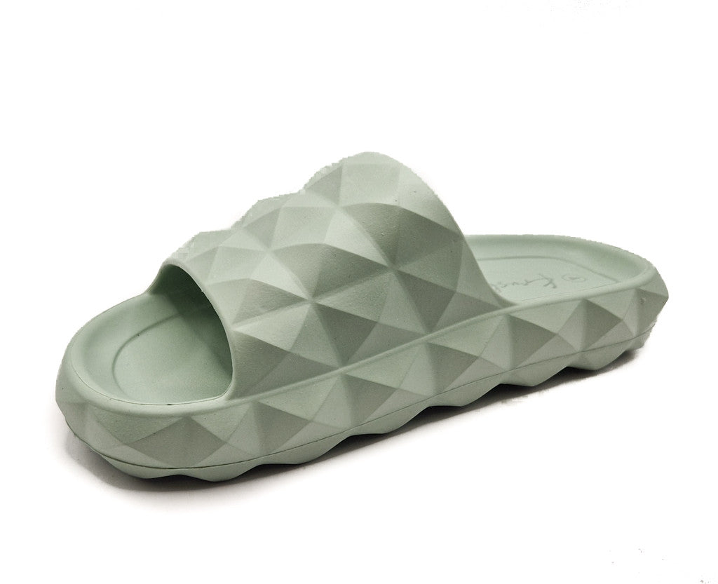 Womens Cloud Sliders Non-Slip Shower Slides Pillow Sandals Pool Flip Flop Size