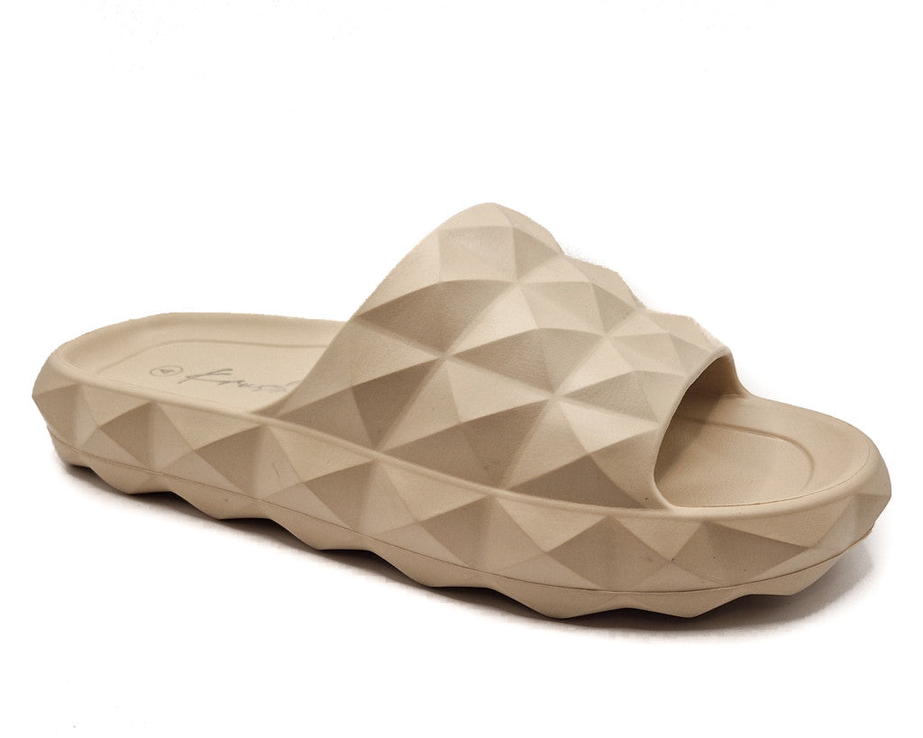 Womens Cloud Sliders Non-Slip Shower Slides Pillow Sandals Pool Flip Flop Size