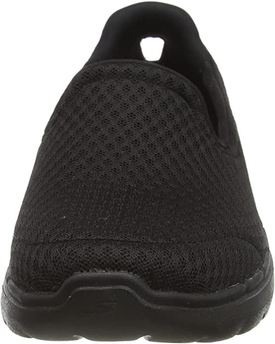 Skechers Womens GOwalk 6 Big Splash Walking Sports Wide Fit Shoes Black