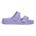 Regatta Womens Double Buckle Foot bed Flat Summer Sliders Pastel Lilac
