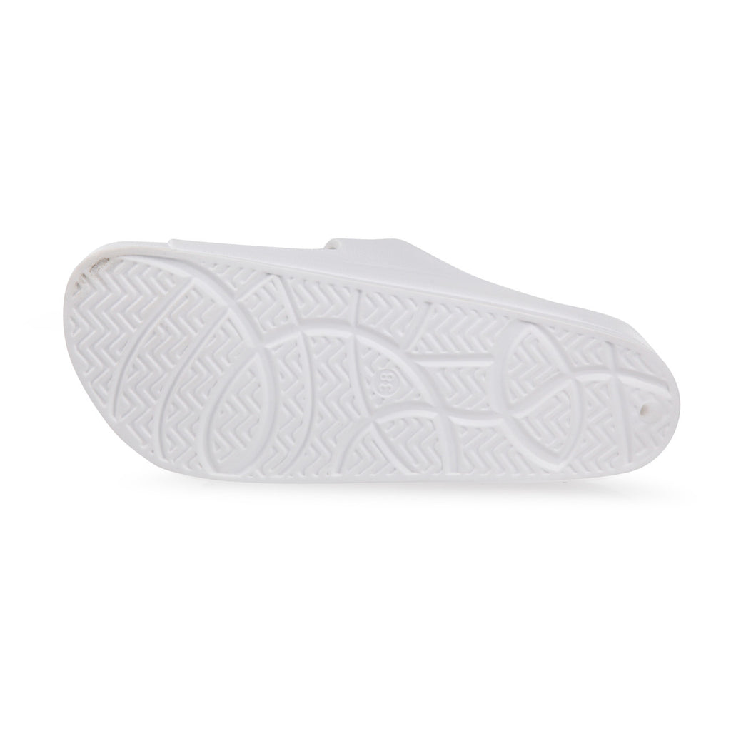 Regatta Womens Double Buckle Foot bed Flat Summer Sliders White
