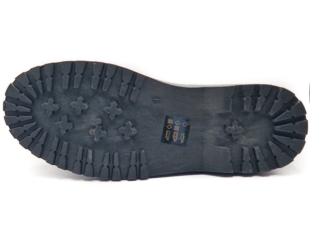 Women's Wide Fit Chelsea Pull On Faux Leather Ankle Boot Croc Black