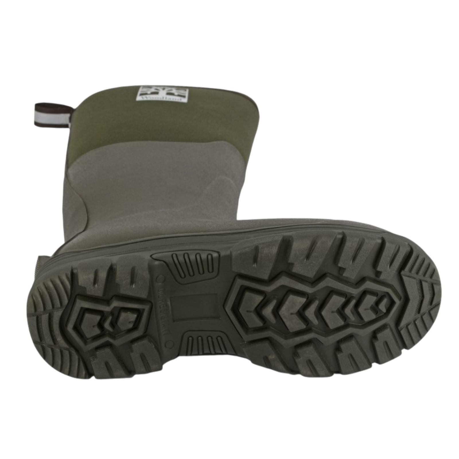 Neoprene Insulated Unisex Mucker Wellies with Rugged Rubber Sole Green