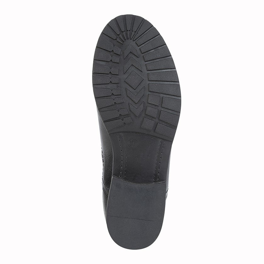 Woodland Leather Twin Gusset High Ankle Chelsea Boots Black