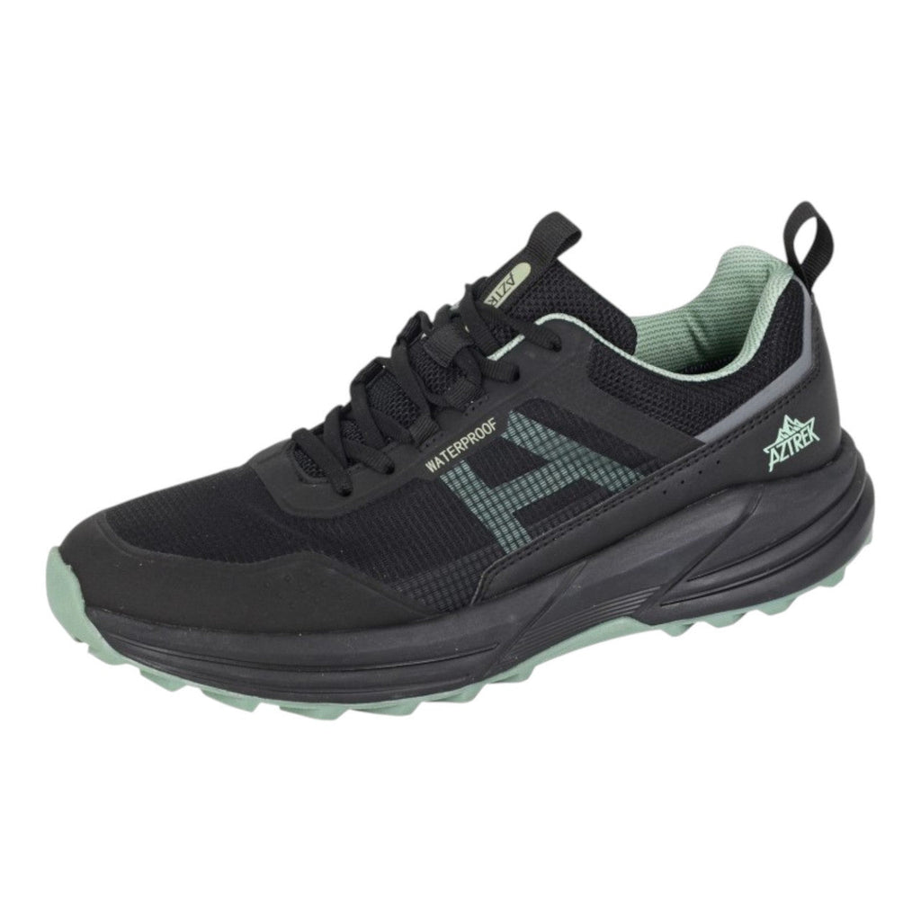 Aztek Waterproof Trail Trekking Trainer Black - Renna Clothing