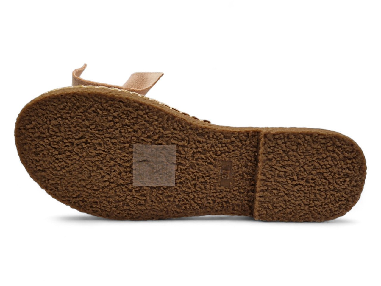 Blow Detail Slip On Mules Flip Flop Nude - Renna Clothing
