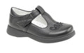Boulevard Girls Mary Janes School Shoes Matt Black - Renna Clothing