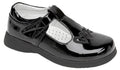 Boulevard Girls Mary Janes School Shoes Patent Black - Renna Clothing