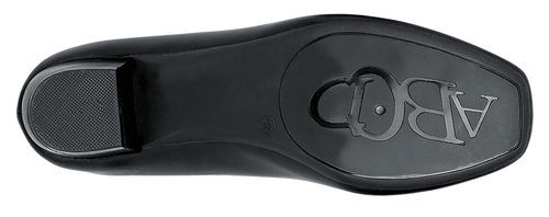 Boulevard Ladies Low Heel Court Shoes Black - Renna Clothing