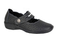 Boulevard Mary Jane Leather Shoes Black - Renna Clothing