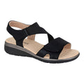 Boulevard Women's Ankle Strap Comfort Sandals Black - Renna Clothing