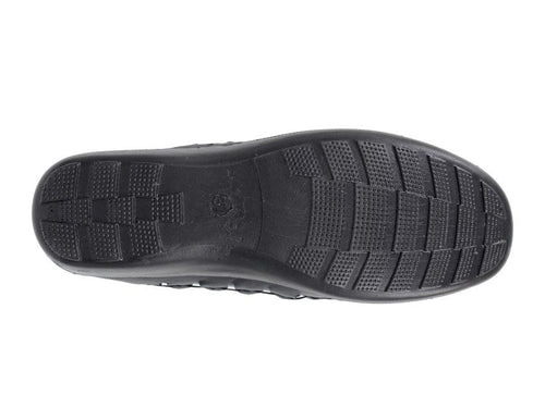 Boulevard Women's Leather Slip on Shoes Pewter Grey - Renna Clothing