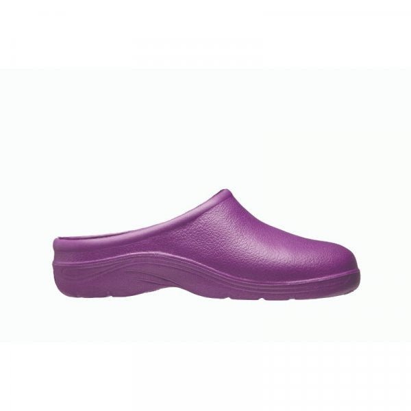 Briers Women's Lightweight Gardening Clogs - Lilac Purple - Renna Clothing