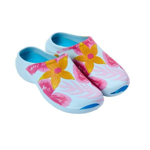 Briers Women's Lightweight Gardening Clogs - Tropicana Multi - Renna Clothing