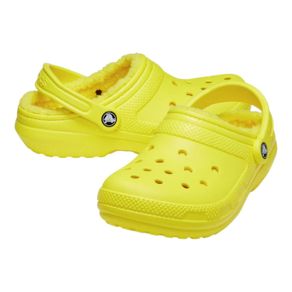 Crocs Classic Lined Clogs Cyber Yellow - Renna Clothing