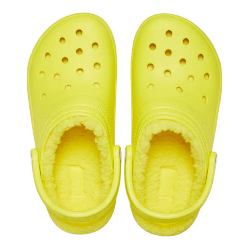 Crocs Classic Lined Clogs Cyber Yellow - Renna Clothing