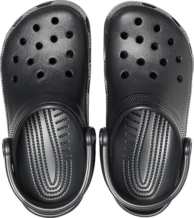 Crocs Unisex Classic Clogs Black - Renna Clothing