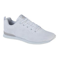 DEK Lace Up Bowling Trainer White - Renna Clothing