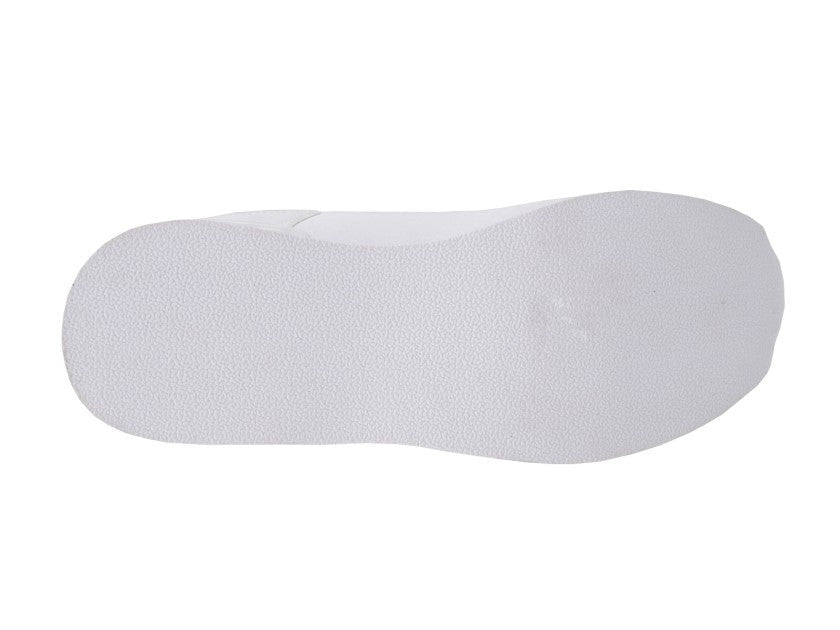 DEK Lace Up No Tred Lawn Bowling Trainer White Lilac - Renna Clothing