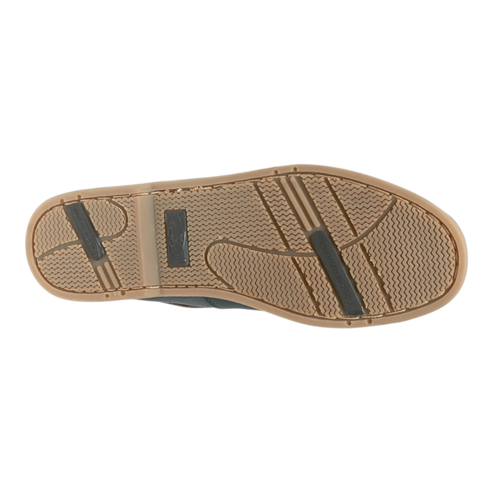 DEK Men’s Leather Moccasin Boat Shoes – Non‑Marking Stitched TPR Sole - Renna Clothing