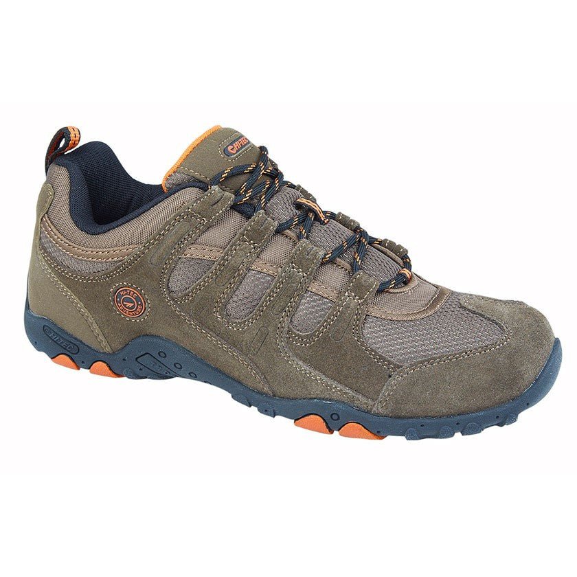 Hi - Tec Qudra Classic Trail Suede Shoes Brown Burnt Orange - Renna Clothing