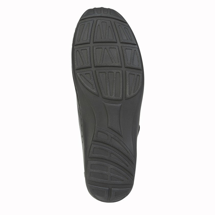 Mary Jane EE Wide Fit Leather Shoes Black - Renna Clothing