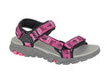 PDQ Ankle Strap Trail Sandals Fuchsia Black - Renna Clothing