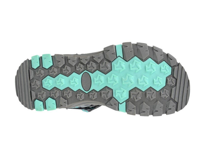PDQ Ankle Strap Trail Sandals Mint Grey - Renna Clothing