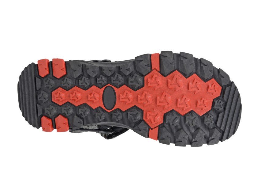 PDQ Mens Trekking Hiking Sandals Grey Black - Renna Clothing