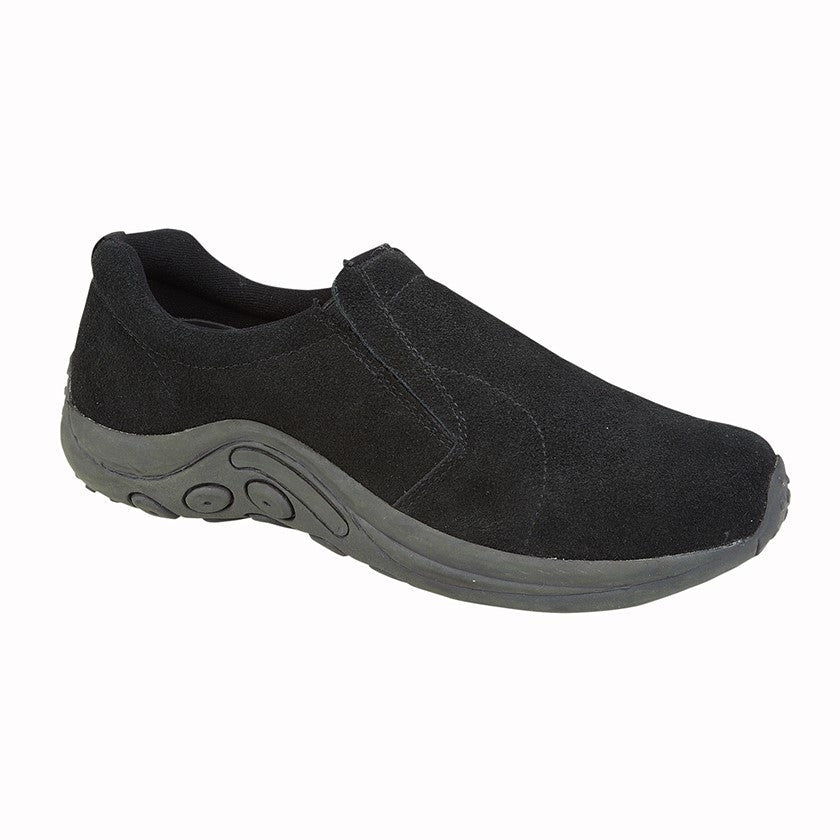 PDQ Unisex Slip On Twin Gusset Jungle Shoes Black - Renna Clothing