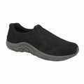 PDQ Unisex Slip On Twin Gusset Jungle Shoes Black - Renna Clothing