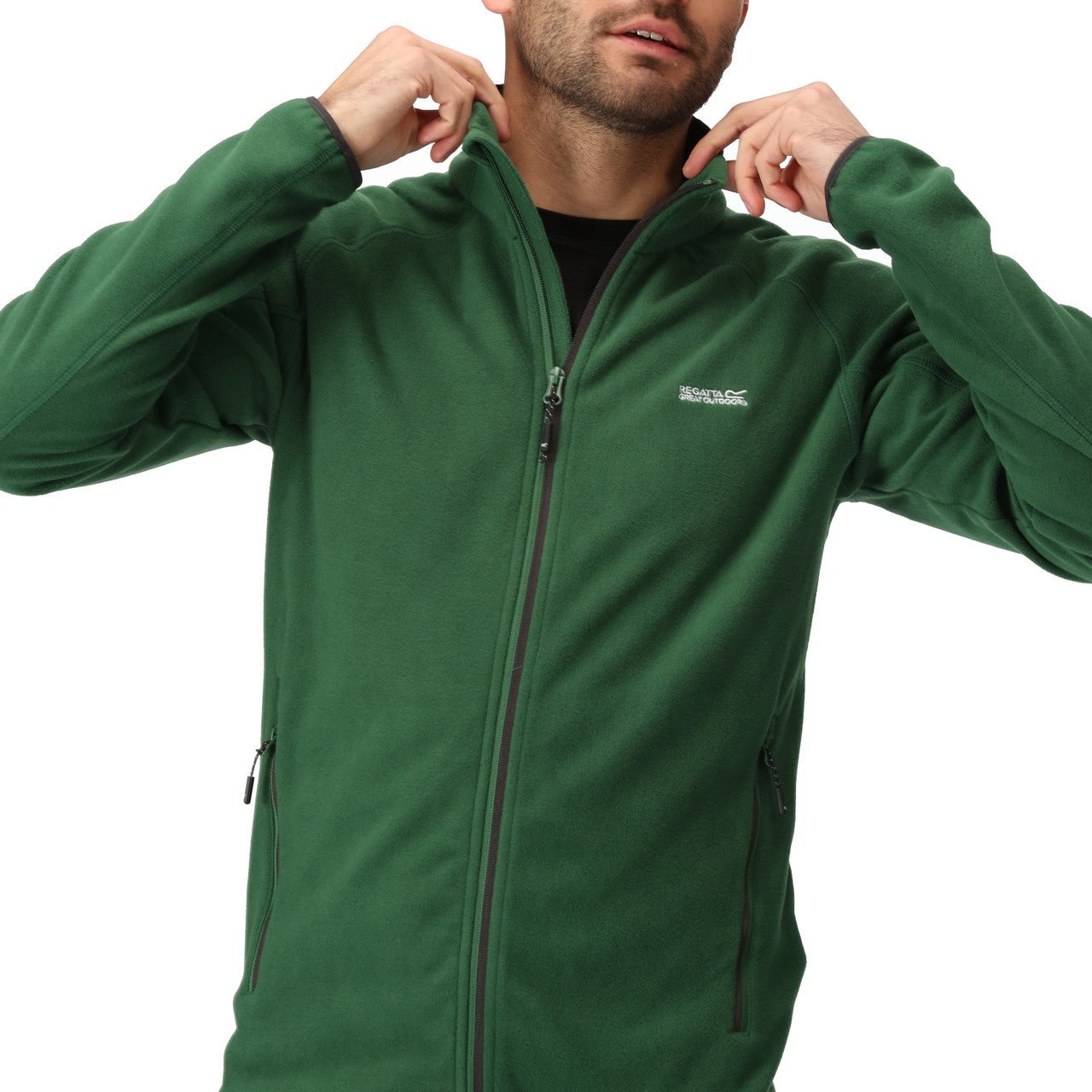 Regatta Hadfield Full Zip Micro Fleece Eden Green - Renna Clothing