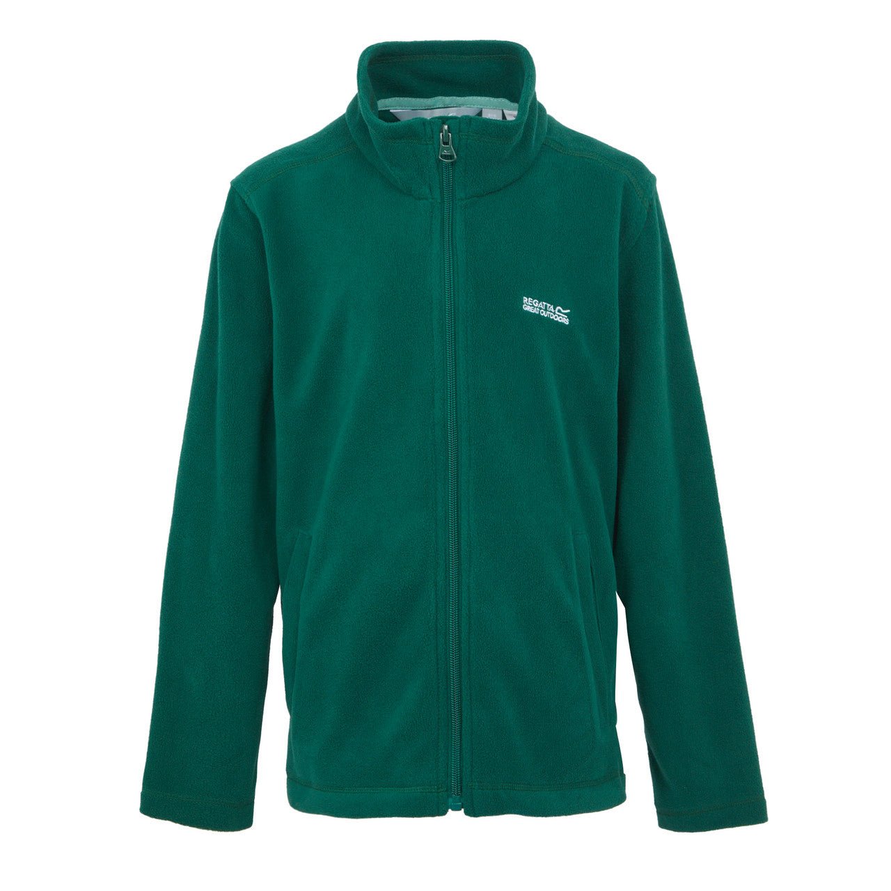 Regatta Kid's King Lightweight Full Zip Fleece Rain Forest Green - Renna Clothing